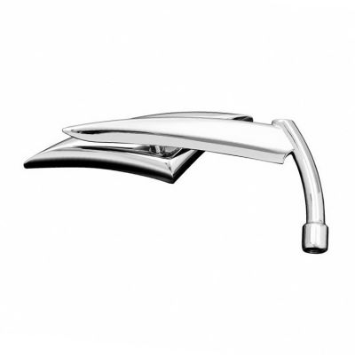 Motocyklová zrcátka Highway Hawk RAZORBLADE, Levá i Pravá strana, chrom (2ks)